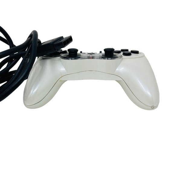 PlayStation 2 PS2 Hori Analog Sindou Pad 2 Black Tested Working Rare Pearl White - Picture 3 of 7